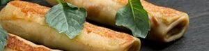 Vegetarian Mini Spring Rolls & Dips (8)